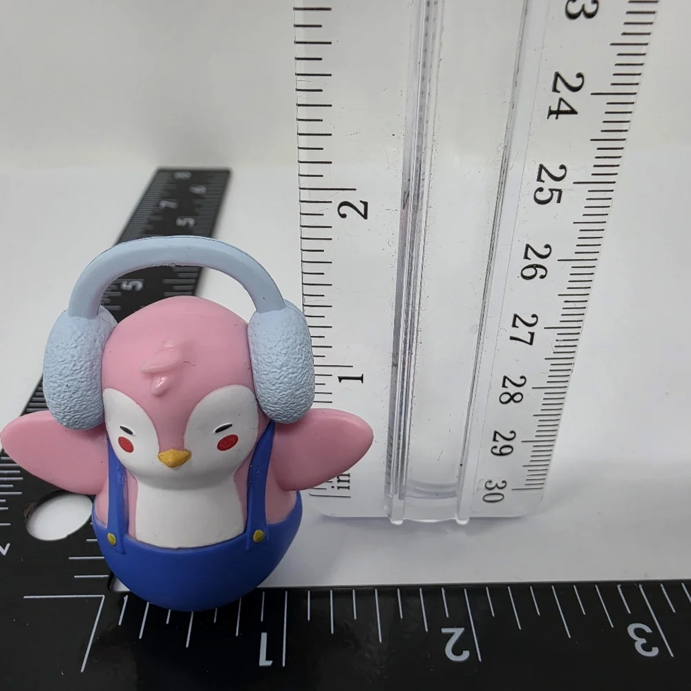 Pudgy Penguin Blue Overalls Ear Muffs Toy Figure